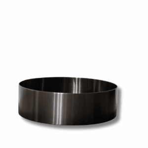 Waskom rvs met PVD Coating - Gun Metal