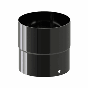 Zwart metalen cilindrisch onderdeel voor technische toepassingen.