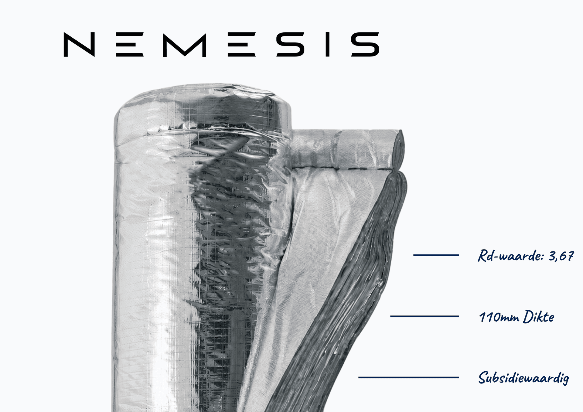 NEMESIS isolatiemateriaal voor energiebesparing en thermisch comfort.